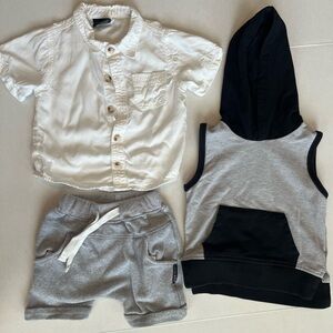 Little Bipsy lot - tank linen and shorts